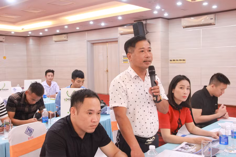 Ông Tống Tuấn Long, Phó Chủ tịch Liên đoàn Quần vợt Hà Tĩnh mong muốn bộ môn Quần vợt Hà Tĩnh ngày càng phát triển mạnh mẽ hơn nữa. (Ảnh: Vũ Long)