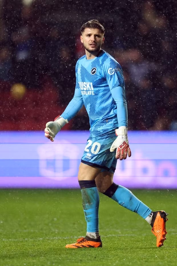 Matija Sarkic là thủ môn số 1 của Millwall.