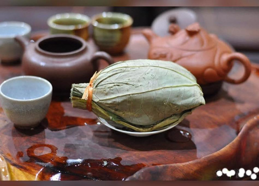 Trà sen Hồ Tây đã trở thành tinh hoa ẩm thực Tràng An.