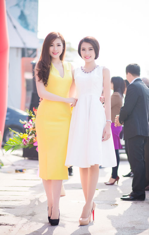 Tú Anh đọ sắc với cô gái có làn da đẹp nhất HHVN ảnh 5