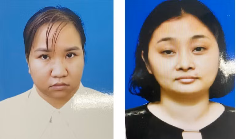 Hai đối tượng Phạm Ngọc Thảo và Nguyễn Anh Thư vừa bị bắt giữ. Ảnh: Công an Hà Nội