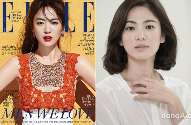 Là ngôi sao trang bìa của tạp chí Elle số tháng 6/2015, Song Hye Kyo xuất hiện với dung mạo khác thường. Phần xương hàm mặt vốn hiện khá rõ nay đã bị ê-kíp sửa thon gọn hơn. Phong cách trang điểm cũng khiến khán giả khó nhận ra kiều nữ Trái tim mùa thu. Là ngôi sao trang bìa của tạp chí Elle số tháng 6/2015, Song Hye Kyo xuất hiện với gương mặt khác thường. Phần xương hàm mặt vốn hiện khá rõ nay đã bị ê-kíp sửa thon gọn hơn. Phong cách trang điểm cũng khiến khán giả khó nhận ra kiều nữ Trái tim mùa thu.
