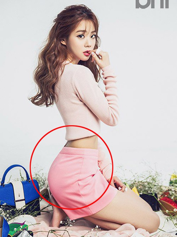 Thành viên Han Seung Yeon của nhóm KARA khi lên ảnh tạp chí đã bị chỉnh sửa khiến vòng eo nhỏ xíu, còn vòng 3 được tăng kích cỡ. Thành viên Han Seung Yeon của nhóm KARA khi lên ảnh tạp chí đã bị chỉnh sửa khiến vòng eo nhỏ xíu, còn vòng 3 được tăng kích cỡ.