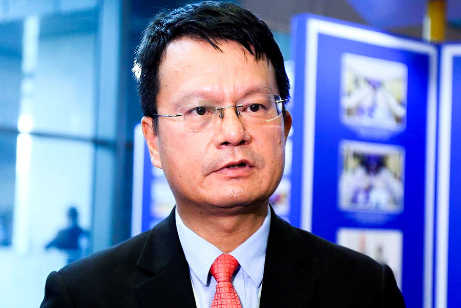 Bị can Trần Việt Thái, cựu Đại sứ đặc mệnh toàn quyền Việt Nam tại Malaysia.