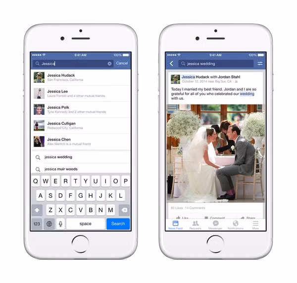 Facebook giới thiệu tính năng tìm kiếm bài đăng cụ thể 1