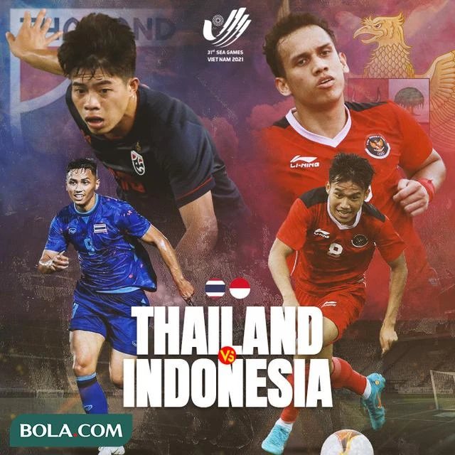 Báo Indonesia so sánh sức mạnh hàng công của đội nhà với Thái Lan trước trận bán kết SEA Games 31.