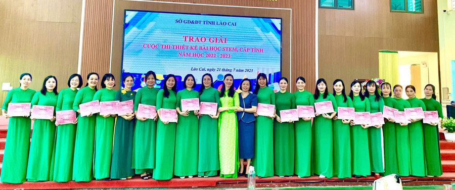 Cuộc thi thiết kế “Bài học STEM” cấp Tiểu học tỉnh Lào Cai ghi nhận sự thành công, tâm huyết của nhiều giáo viên tham.