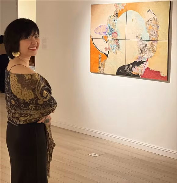 Với hơn 120 bức tranh từ giấy điệp – Mifa muốn lan tỏa nét truyền thống qua triển lãm “Điệp”.