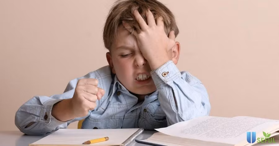 Trẻ thường la hét, ăn vạ để thu hút sự chú ý. Ảnh minh họa.