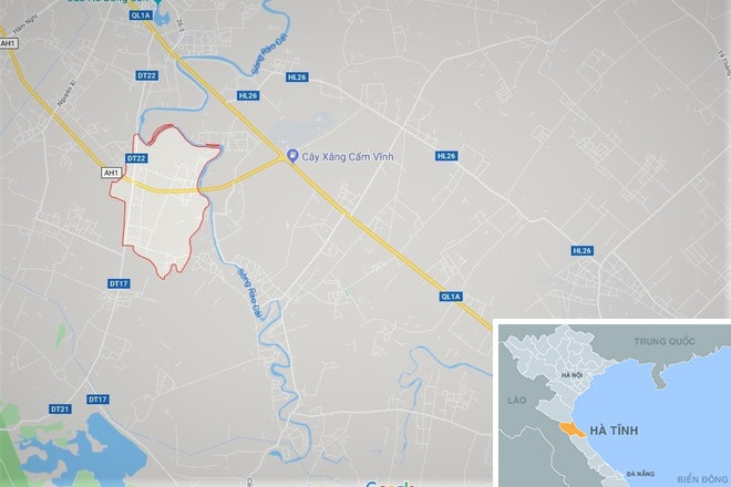Tìm thấy thi thể nữ sinh để lại thư tuyệt mệnh ảnh 1 Tim thay thi the nu sinh de lai thu tuyet menh hinh anh 2 map_hatinh_cauphu2.jpg