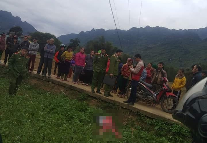 Nơi phát hiện ra thi thể chị M..