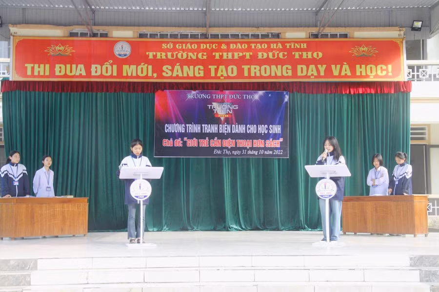 Các chương trình ngoại khóa giúp học sinh phát huy khả năng bản thân.