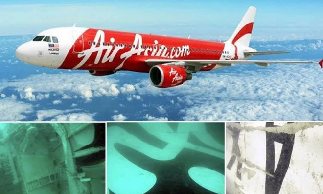 Máy bay AirAsia QZ8501 phát nổ sau khi lao xuống biển