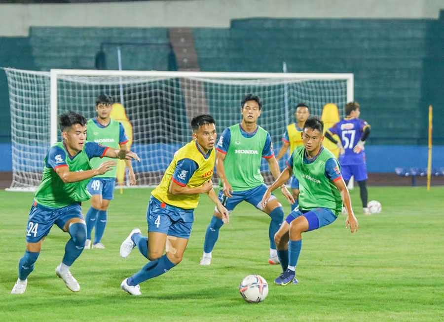 Andrej Nguyễn An Khánh tự hào khi lần thứ hai được triệu tập khoác áo U23 Việt Nam. Ảnh: VFF.