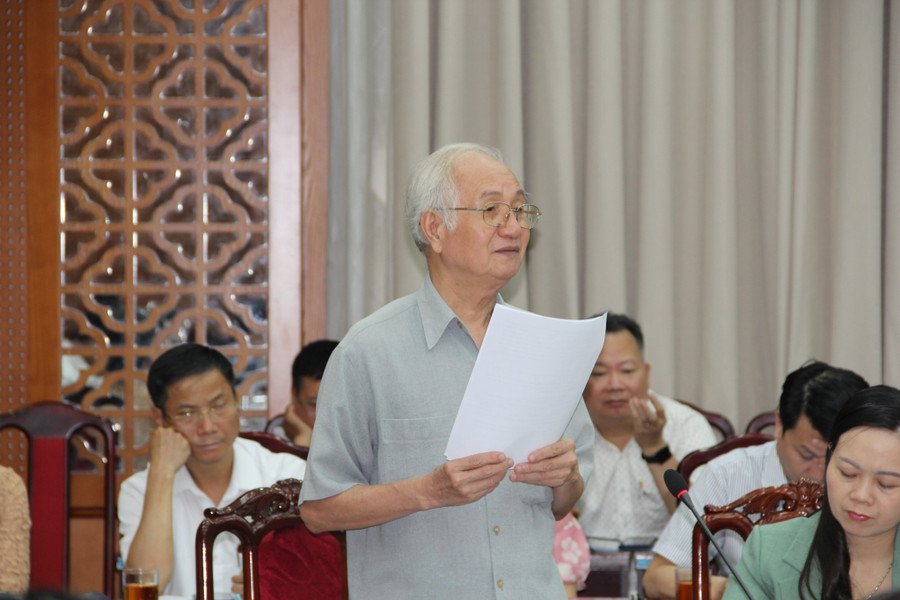 TS.KTS Đào Ngọc Nghiêm phát biểu tại hội nghị. TS.KTS Đào Ngọc Nghiêm phát biểu tại hội nghị.