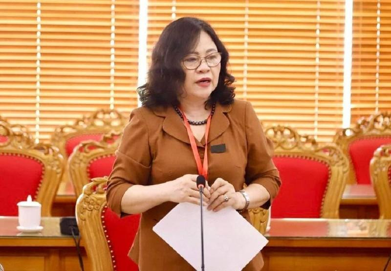 Thứ trưởng Ngô Thị Minh phát biểu tại buổi làm việc. Thứ trưởng Ngô Thị Minh phát biểu tại buổi làm việc.