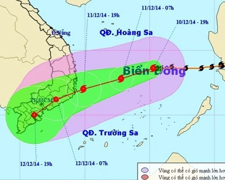 TIN BÃO KHẨN CẤP: Bão giật cấp 13, cách đảo Song Tử Tây 250km