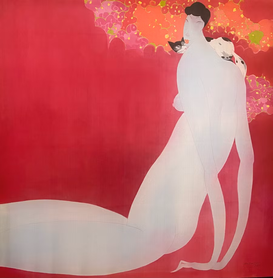 Tác phẩm của họa sĩ Bùi Tiến Tuấn.