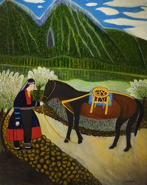 Một số tác phẩm của họa sĩ Ngọc Dậu.