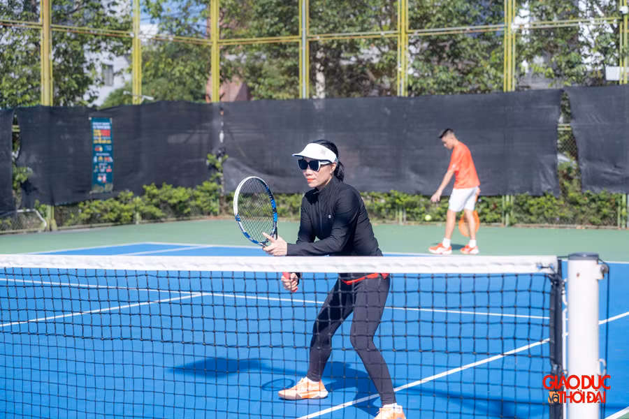 Các vận động viên thi đấu sau Lễ khai mạc.