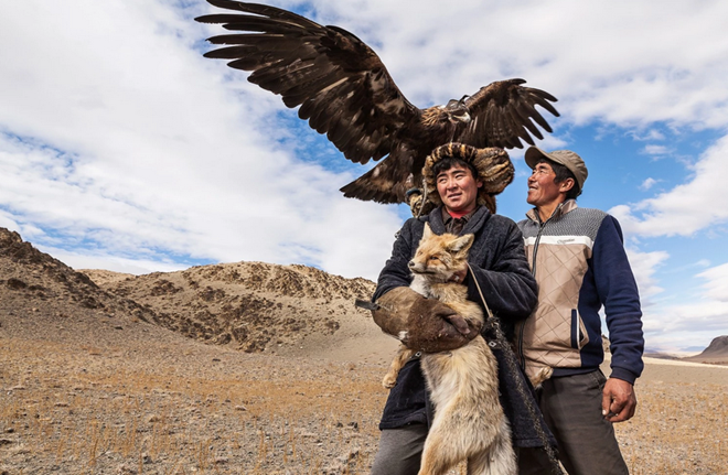 Đi săn cùng đại bàng tại thảo nguyên Mông Cổ