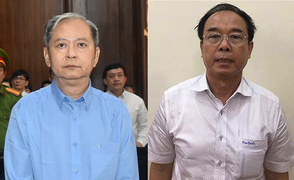 Hai cựu Phó Chủ tịch UBND TPHCM: Nguyễn Hữu Tín, Nguyễn Thành Tài đã bị bắt giam. Ảnh: Như Ý Hai cựu Phó Chủ tịch UBND TPHCM: Nguyễn Hữu Tín, Nguyễn Thành Tài đã bị bắt giam. Ảnh: Như Ý