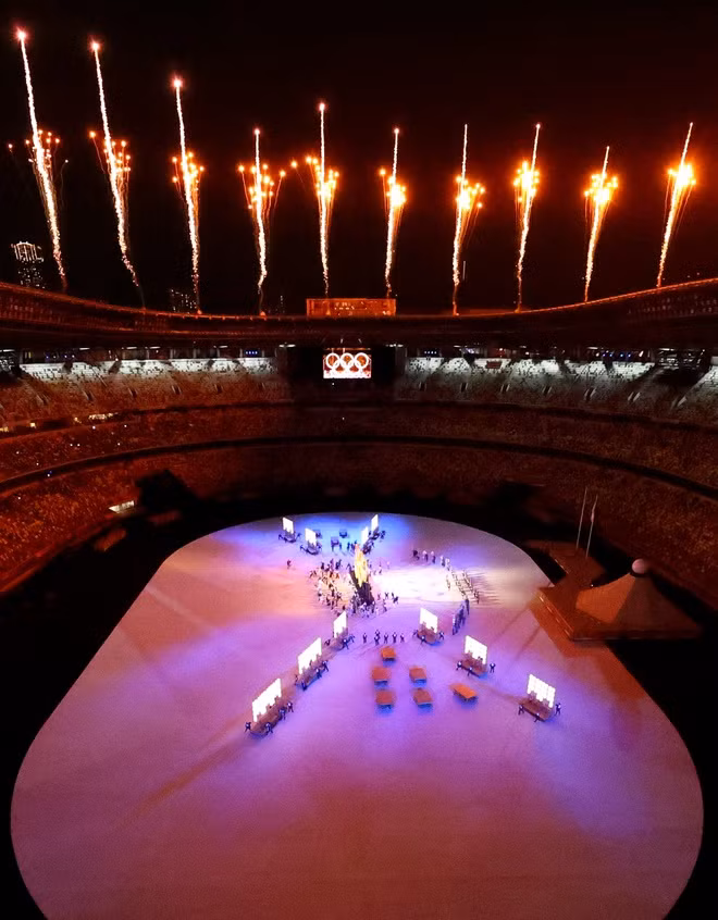 Chùm ảnh Lễ khai mạc hoành tráng của Thế vận hội Olympic Tokyo 2020 ảnh 7