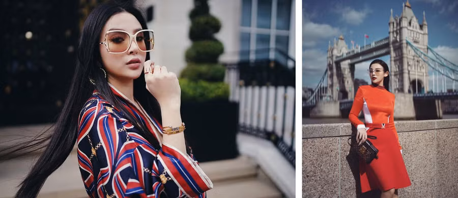 Huyền Baby vừa có chuyến du lịch tới nước Anh.