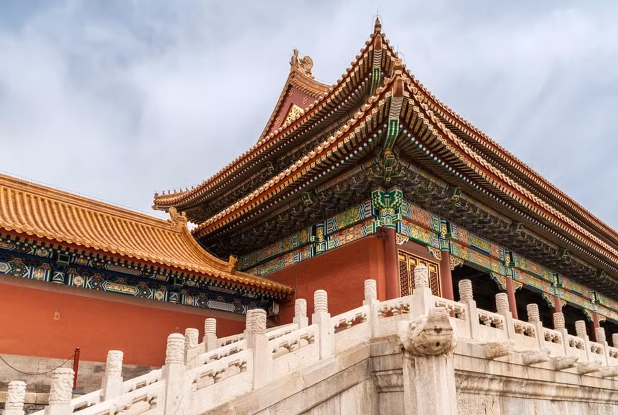 Tử Cấm Thành vững chãi được xây dựng tại Bắc Kinh, Trung Quốc, được xây dựng từ năm 1406-1420. (Ảnh: Shutterstock).