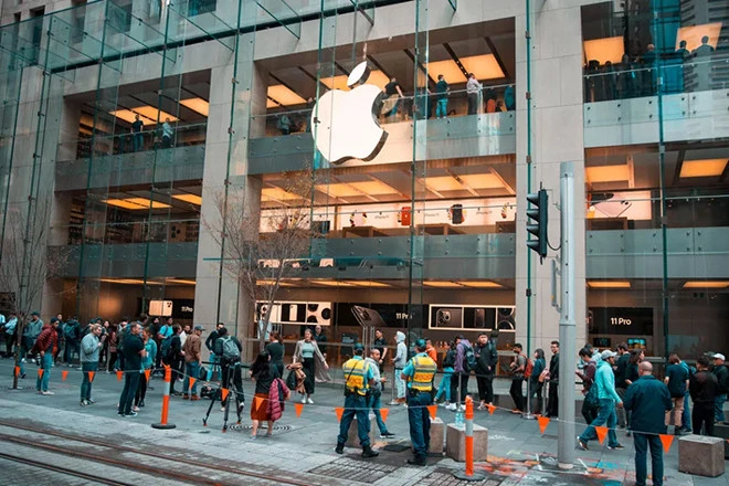 Cửa hàng Apple ở thành phố Sydney, Úc
Ảnh: CNET.