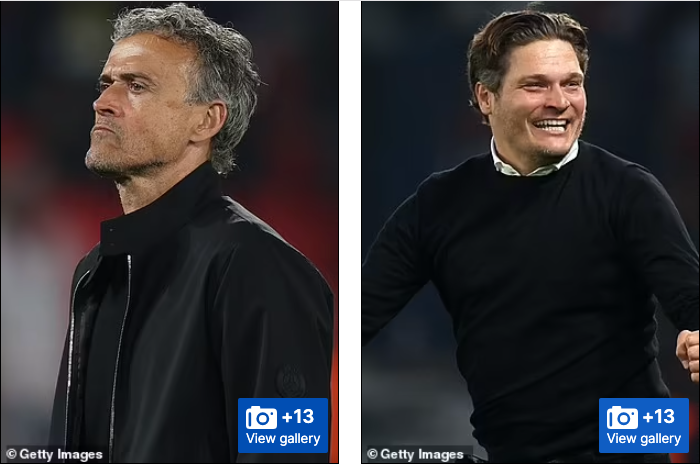 Phản ứng của HLV Luis Enrique (trái) và đồng nghiệp Edin Terzic trong trận bán kết lượt về Champions League hôm 8/5. Phản ứng của HLV Luis Enrique (trái) và đồng nghiệp Edin Terzic trong trận bán kết lượt về Champions League hôm 8/5.