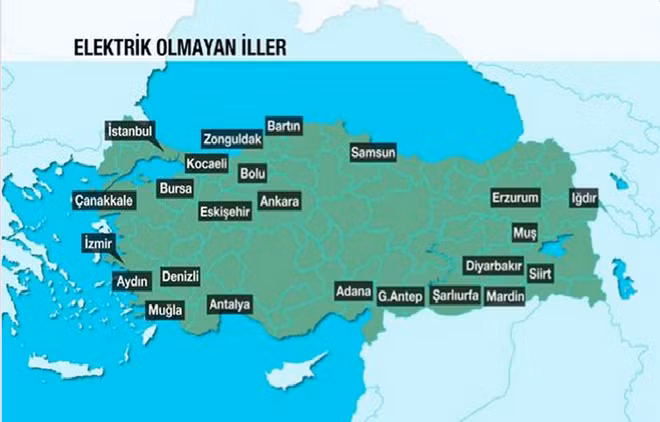 Thổ Nhĩ Kỳ tê liệt vì mất điện, hàng không hỗn loạn