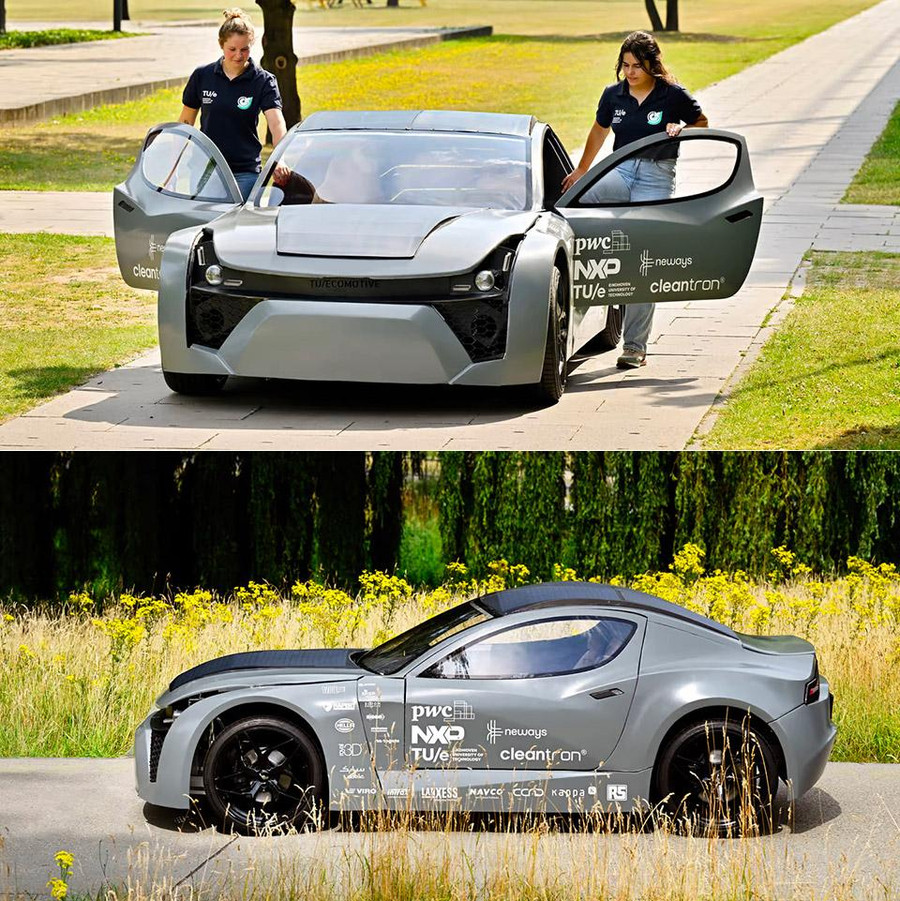 Chiếc xe được tạo nên từ những vật liệu thân thiện môi trường. Chiếc xe được tạo nên từ những vật liệu thân thiện môi trường.