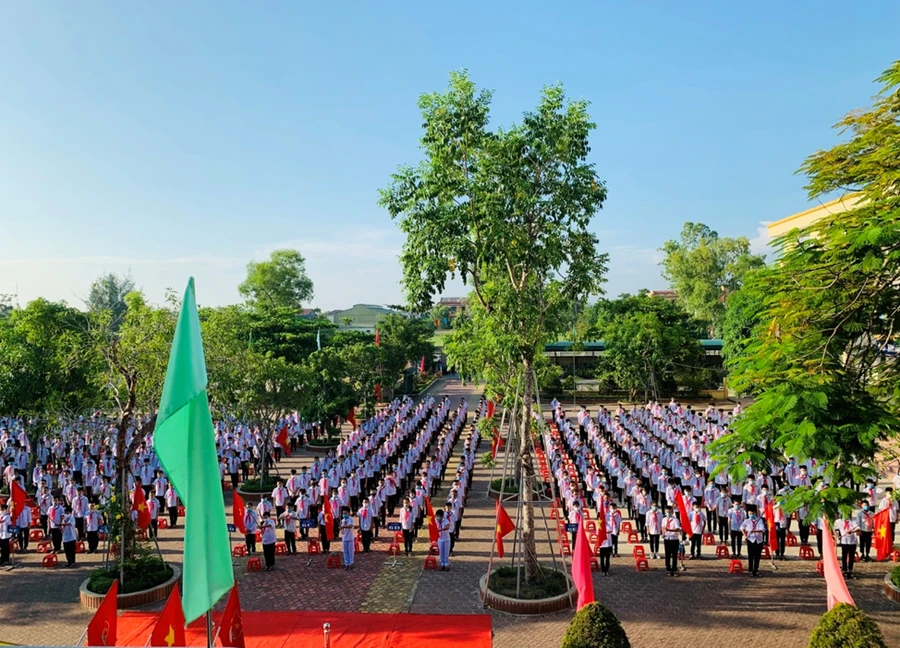 Năm học 2022-2023, chỉ tiêu vào lớp 6 của Trường THCS Đại Nài tăng hơn 100 em.