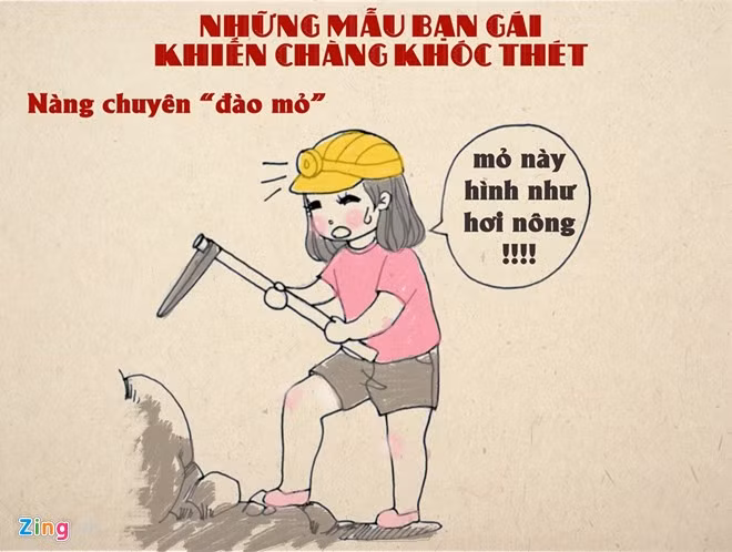 Cô gái ham vật chất, hay đòi hỏi quà cáp... được coi là một trong những kiểu người yêu phái mạnh luôn tránh xa. Ở cạnh cô nàng "đào mỏ", các chàng chỉ cảm thấy tiền đi nhanh, còn tình chẳng thấy đâu. Những mẫu bạn gái khiến các chàng khóc thét