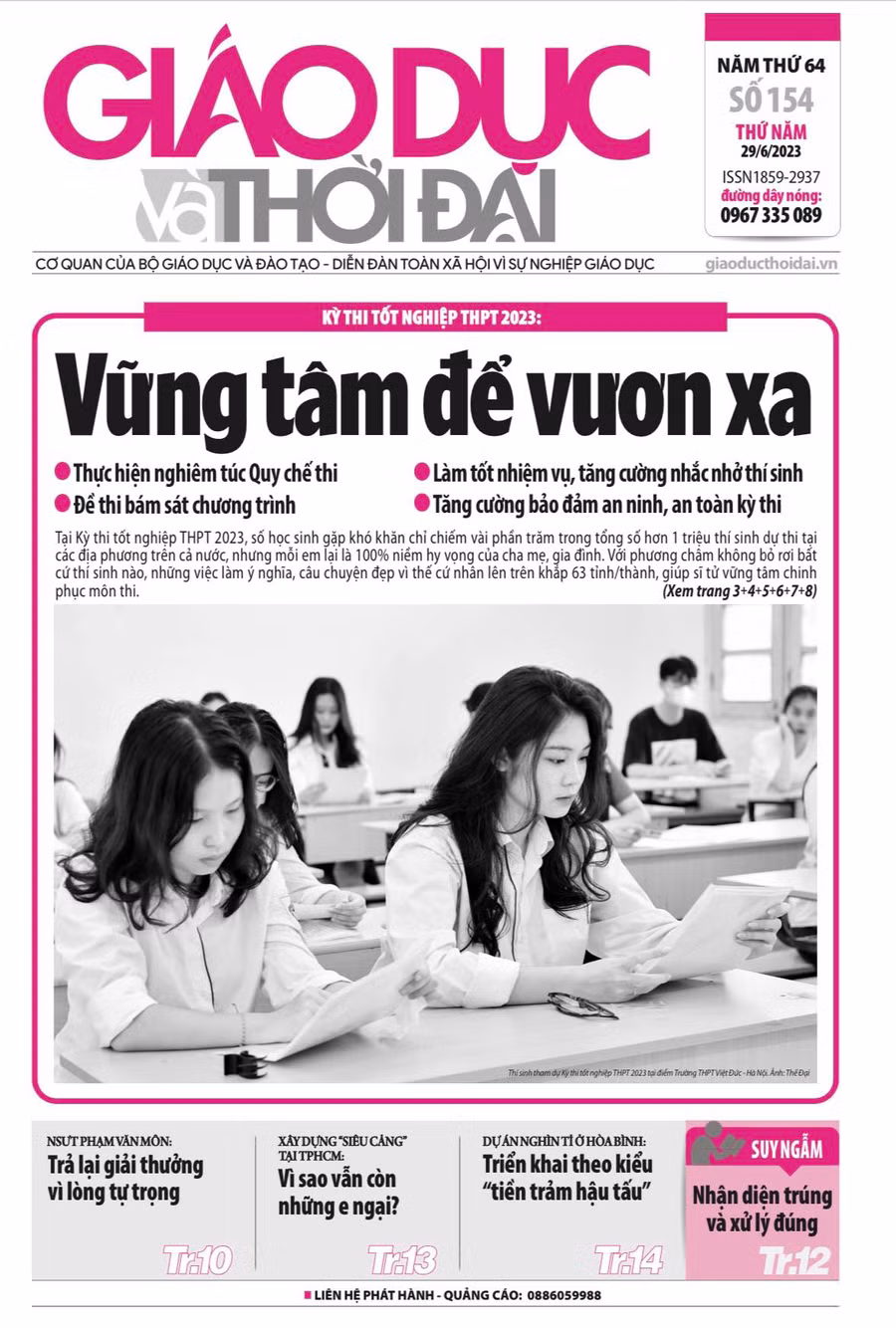 Tin tức báo in 29/6: Đề thi tốt nghiệp THPT bám sát chương trình