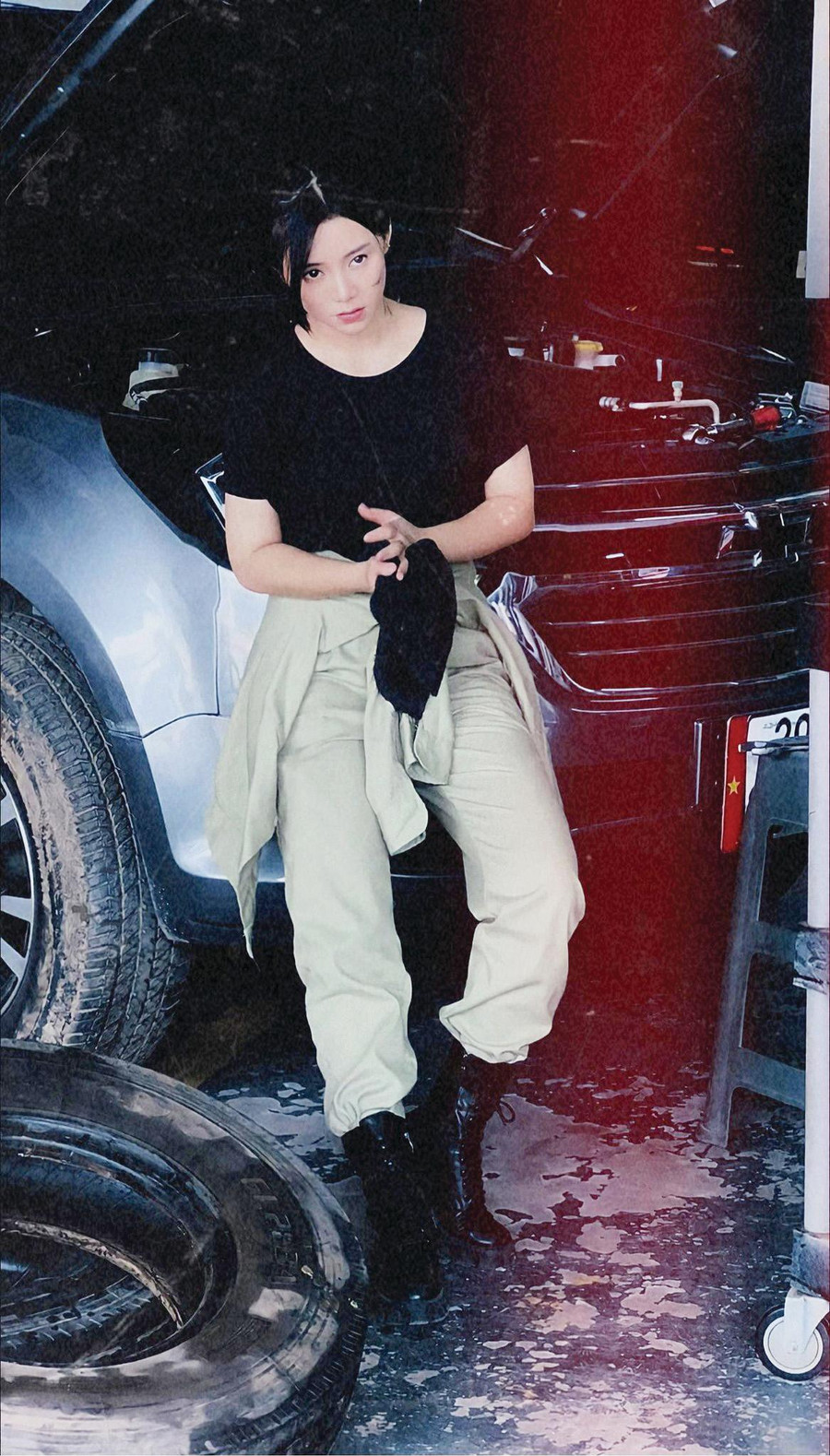 Tạo hình mới của Quỳnh Kool trong phim.