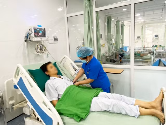 Bệnh nhân hồi phục tốt sau điều trị. Ảnh: BV.