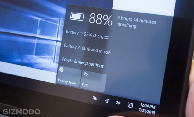 Windows 10 cải thiện đáng kể thời lượng pin của Laptop ảnh 3 Nút Battery Saver mới xuất hiện trên Windows 10.