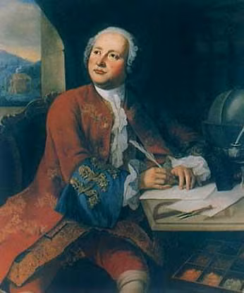 Nhà bác học Mikhail Vasilyevich Lomonosov.