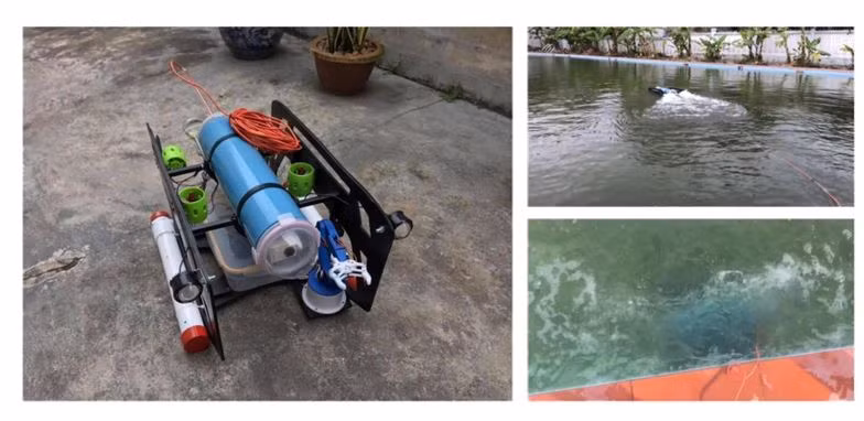 Robot phát hiện dòng chảy xa bờ của nhóm sinh viên.
