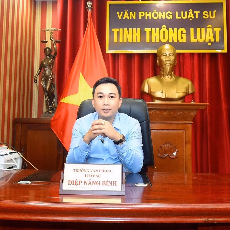 Luật sư Diệp Năng Bình - Trưởng Văn phòng Luật sư Tinh Thông Luật.