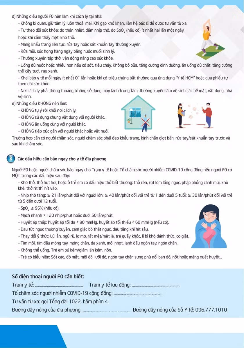 Khi nhận được kết quả xét nghiệm dương tính với SARS-CoV-2 cần làm gì? ảnh 2