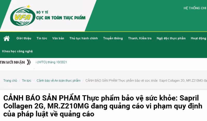 Cảnh báo nhiều thực phẩm bảo vệ sức khỏe quảng cáo như thuốc chữa bệnh