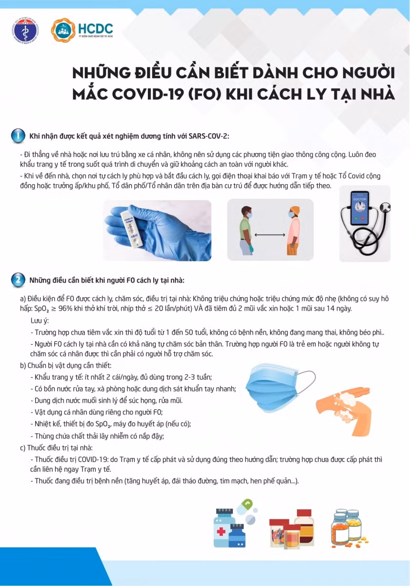 Khi nhận được kết quả xét nghiệm dương tính với SARS-CoV-2 cần làm gì? ảnh 1