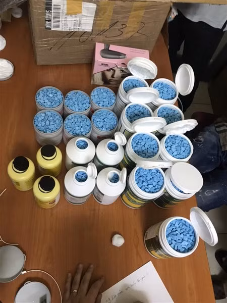 Một phần tang vật của chuyên án.