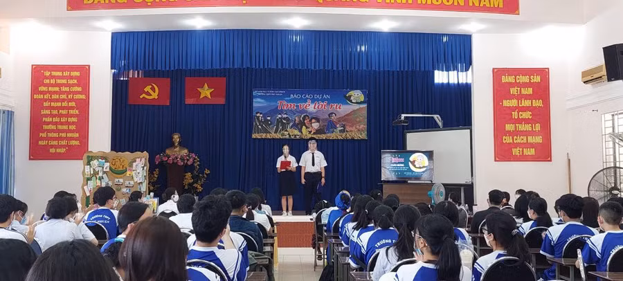 Dự án triển khai trong trường học. 