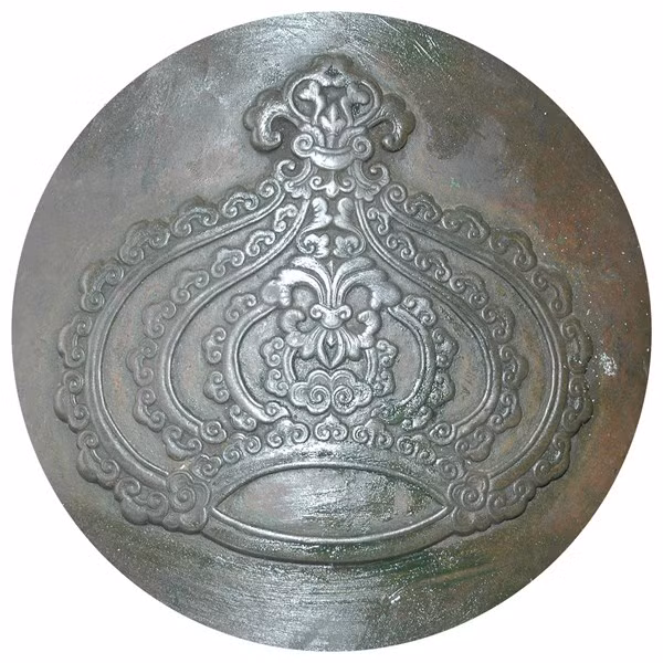 Hoa văn trang trí tinh xảo trên thân đại pháo.