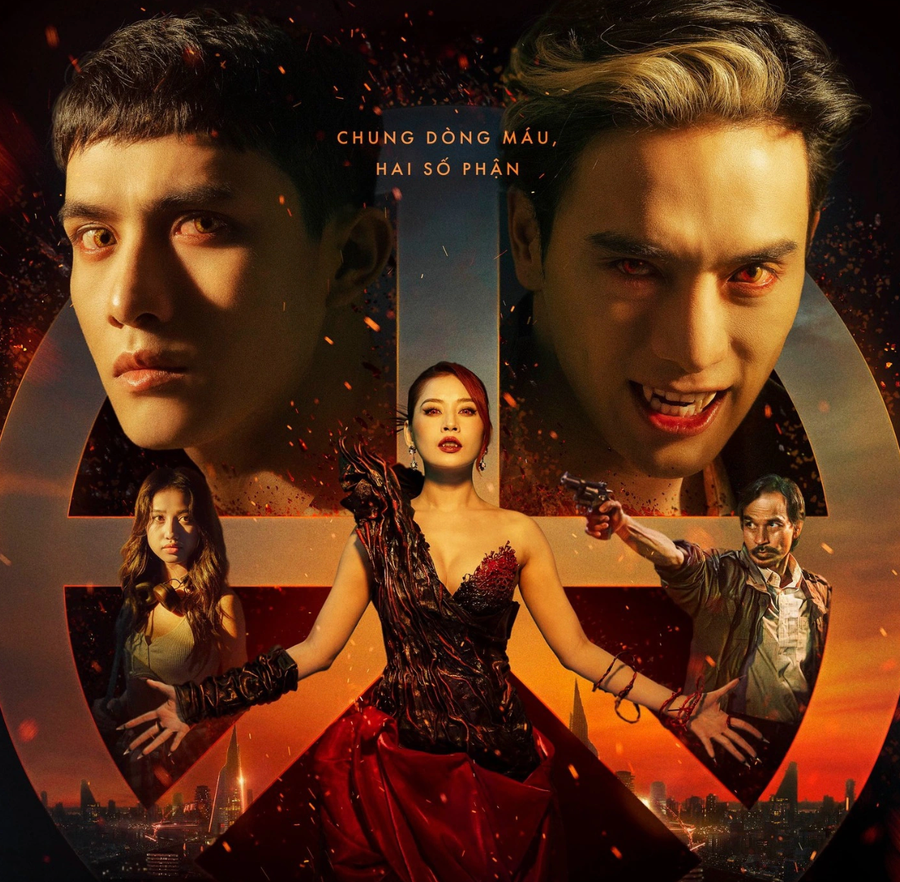 Hình ảnh trên poster phim 'Người mặt trời'.