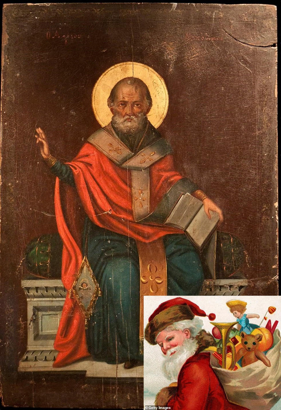 Thánh Nicholas, nguyên mẫu của &apos;Ông già Noel&apos;.